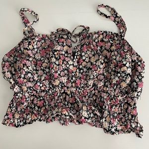 Foral Crop Top